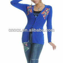 13STC5653 Mode femme chandail chinois style cardigan chandail
